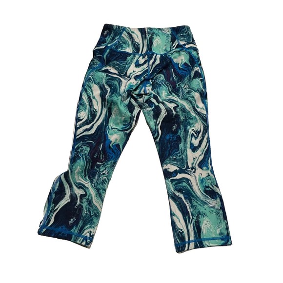 Patagonia Worn Wear Blue Colorful Small Women’s Leggings Workout‎ Fitness - Picture 5 of 7